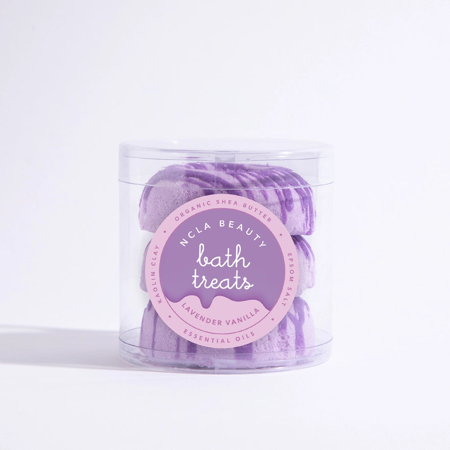 Lavender Vanilla Bath Treats (3 Pc Bath Bomb Set)