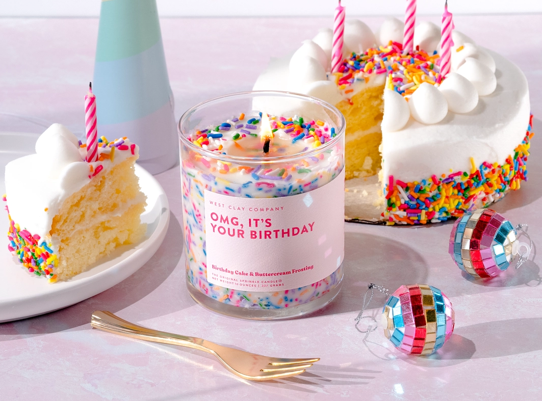 Birthday Sprinkle Candle