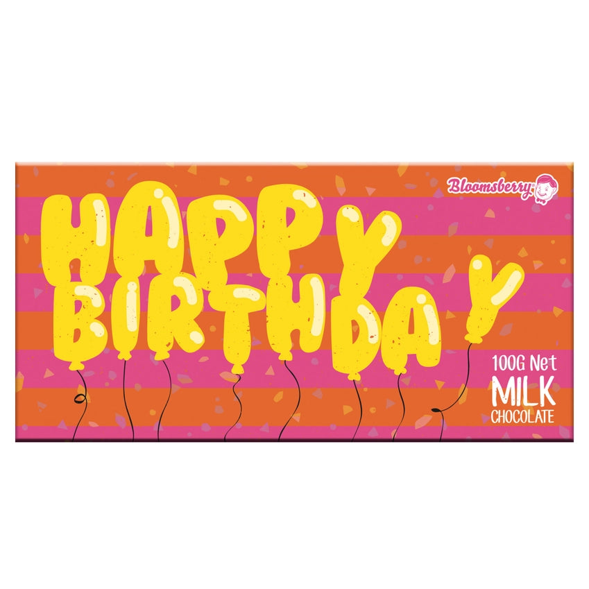 Happy Birthday - Milk Chocolate