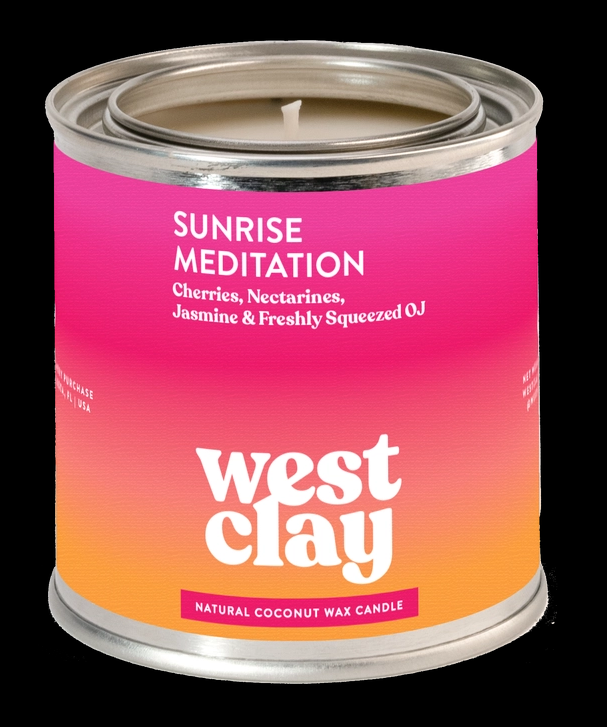 Paint Tin Candles - Sunrise Meditation